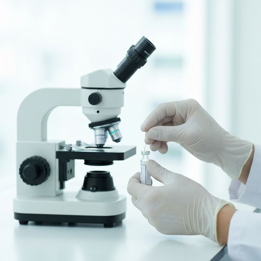 Haarproben-Analyse im Labor
